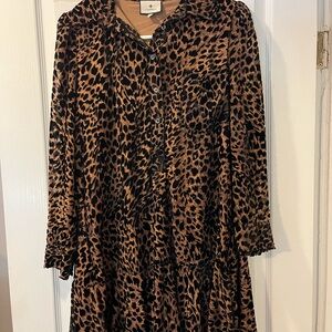 Tuckernuck Leopard Print Mini Dress
